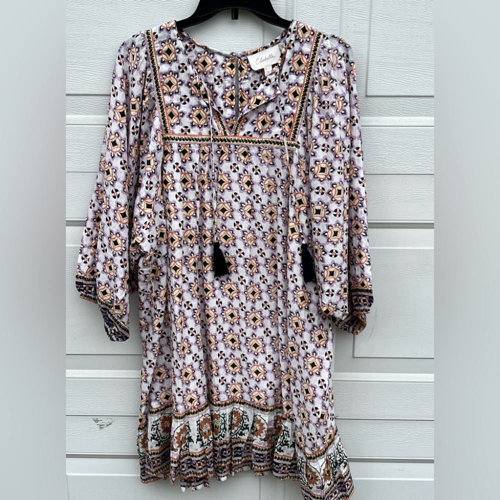 Cleobella Magdalena Mini dress size M puff sleeves